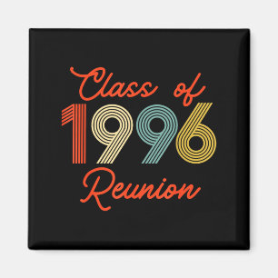 Vintage class of 1996 reunion high school party magnet