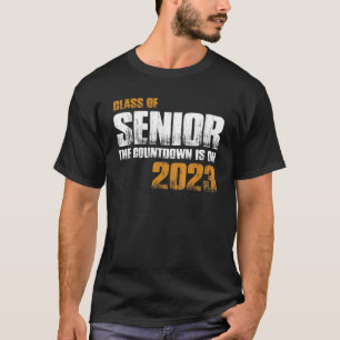 Vintage Class Of Senior The Countdown is On 2023 G T-Shirt