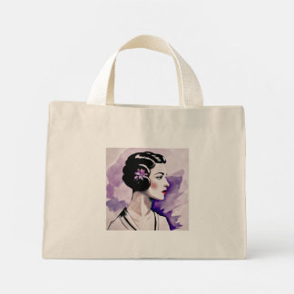 Vintage Classic Beauty  Mini Tote Bag