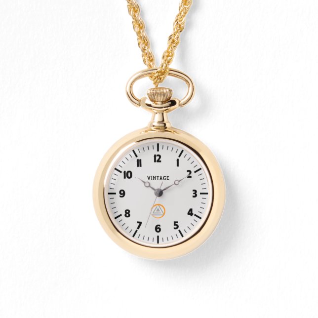 Vintage classic black and white  watch (Front)