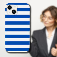 Vintage Classic Blue & White Stripes