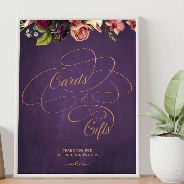 Vintage classic calligraphy cards and gifts sign (Creator Uploaded)