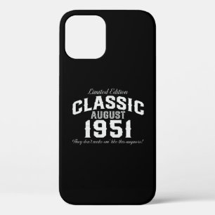 Vintage Classic Car 1951 70th Birthday iPhone 12 Pro Case
