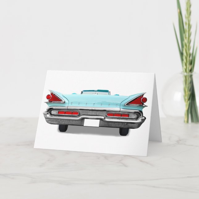VINTAGE CLASSIC CAR FATHER'S DAY CARD (Front)