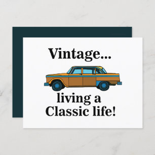 Vintage Classic Car  Postcard