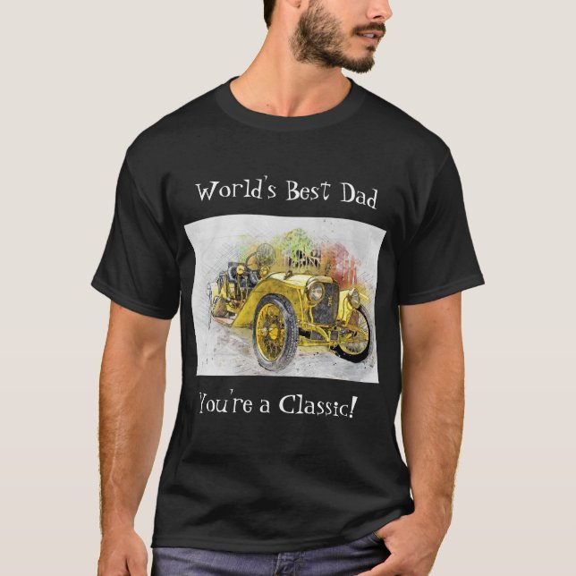 Vintage Classic Car T Shirt (Front)