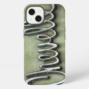Vintage Classic Chevelle Chrome Font iPhone Case