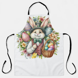 Vintage/Classic Cute Easter Bunny Apron