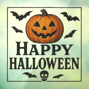 Vintage/classic Happy Halloween jack-o-lantern