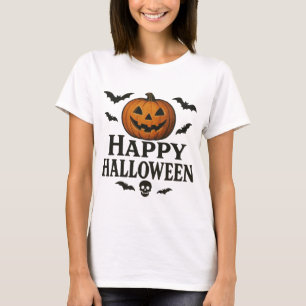 Vintage/classic Happy Halloween jack-o-lantern T-Shirt