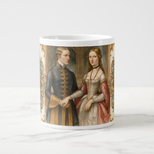 Vintage, Classic, Luxurius European Lifestyle Large Coffee Mug