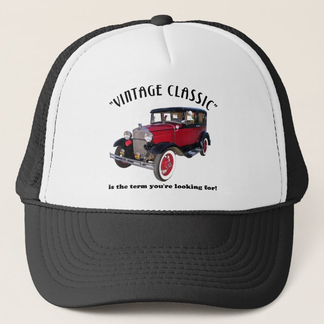Vintage Classic Trucker Hat (Front)