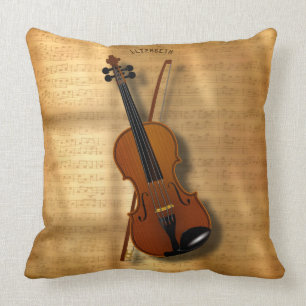 Vintage Classic Violin With A Bow Cushion