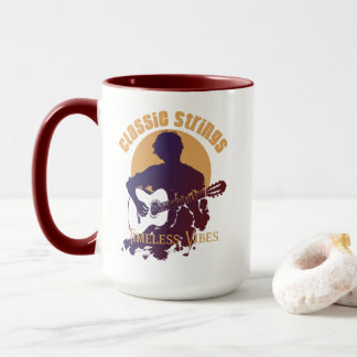 Vintage Classical Guitar Coffee Mug