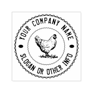 Vintage Classical ⎢ Personalised Egg Self-inking Stamp