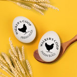 Vintage Classical  Personalised Egg Stamp<br><div class="desc">Personalised egg stamps for your homestead or family farm with beautiful chicken / duck illustrations and monograms in a farmhouse font. These stamps are designed to be used with the handle for better application and we have not included the ink as it is up to you to choose one as...</div>