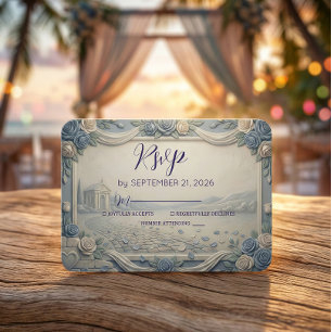Vintage Classical Romantic Floral RSVP Cards