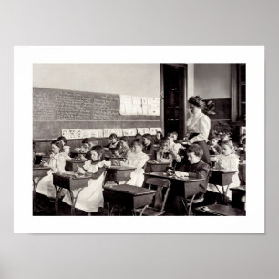 Vintage Classroom Scene Posters