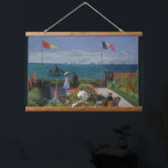 Vintage Claude Monet Terrasse a Sainte-Adresse  Hanging Tapestry<br><div class="desc">This product is inspired by Terrasse a Sainte-Adresse,  an oil on canvas painting created by the French impressionist painter Claude Monet between 1866 and 1867.</div>