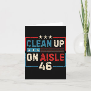 Vintage Clean Up In Aisle 46 American  Card