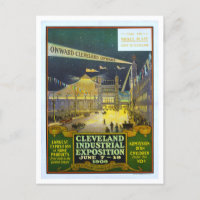 Vintage Cleveland Exposition 1909 Poster