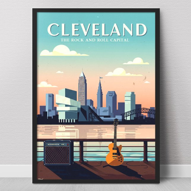 Vintage Cleveland Ohio Poster (Creator Uploaded)