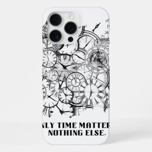 Vintage Clock Art Phone Case - Aesthetic Design