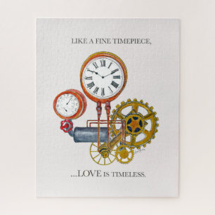 Vintage Clock Jigsaw Puzzle