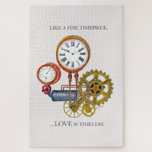 Vintage Clock Jigsaw Puzzle