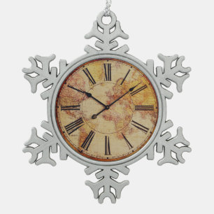 vintage clock ornament
