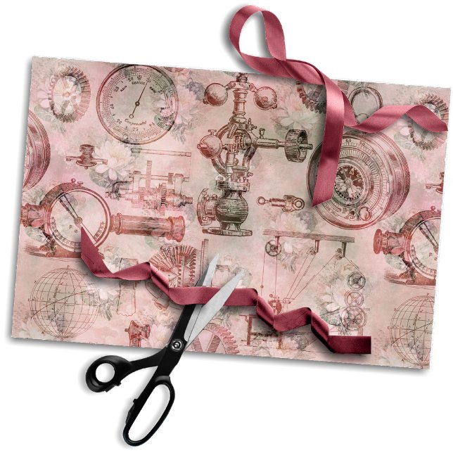 Vintage Clocks | Steampunk Ephemera Decoupage Tissue Paper (Creator Uploaded)