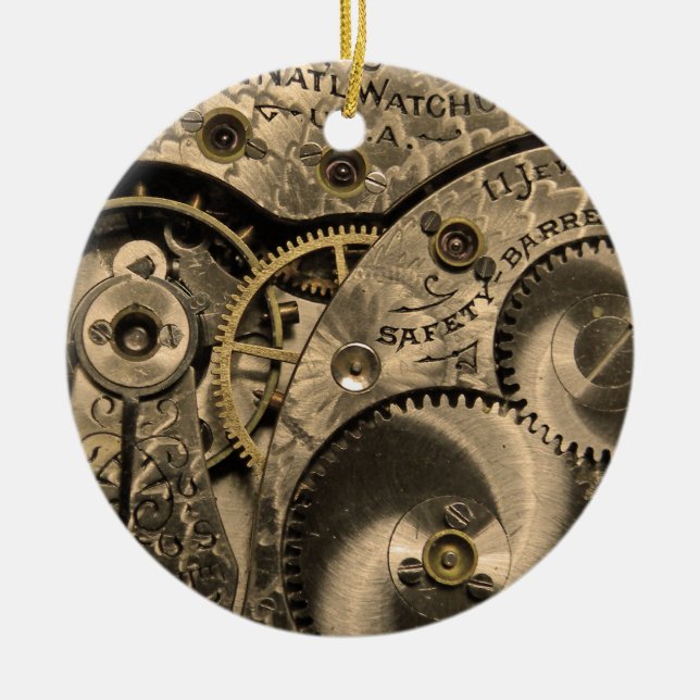 Vintage Clockwork Ornament (Front)