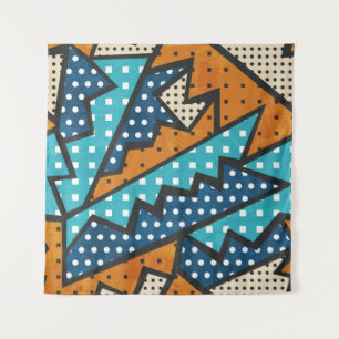vintage cloth seamless pattern with grunge effect tapestry