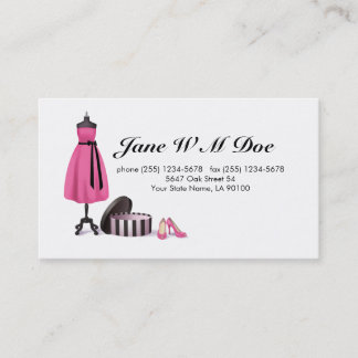 Vintage Clothing Shop Business Card