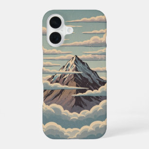 Vintage Cloud Mountain iPhone 16 Case