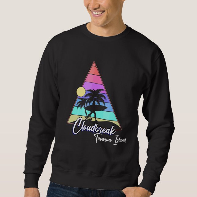 Vintage Cloudbreak Fiji Surfing Sweatshirt (Front)