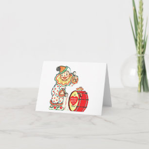 Vintage Clown Valentine Card