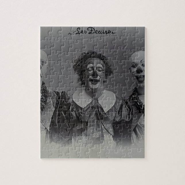Vintage Clowns Jigsaw Puzzle (Vertical)