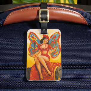 Vintage Clyde Beatty Circus Poster Luggage Tag