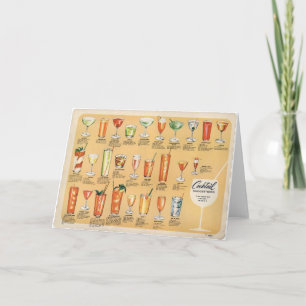 Vintage Cocktail Suggestions, Card