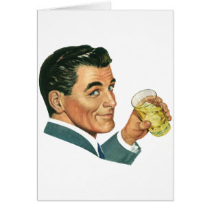 Vintage Cocktails Beverages, Man Drinking Drinks