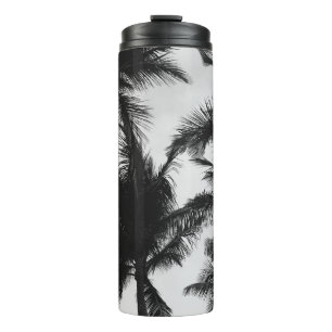 VINTAGE COCONUT PALM TREE THERMAL TUMBLER