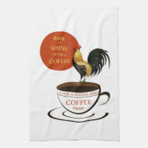 Vintage Coffee Ad, with Rooster