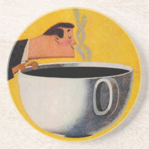 Vintage Coffee Advertisement Coaster