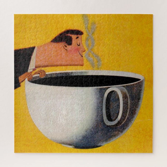Vintage Coffee Advertisement Jigsaw Puzzle (Vertical)