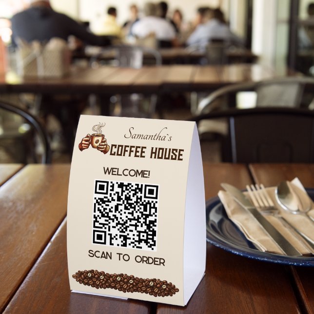 Vintage Coffee Cup Custom Cafe Brand (Insitu(Restaurant))
