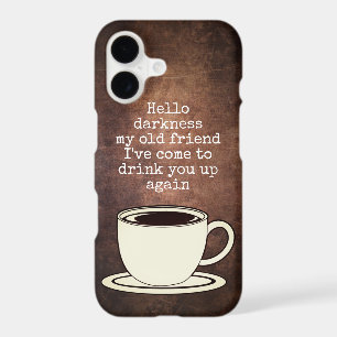 Vintage Coffee Lover Funny Quote Case-Mate iPhone