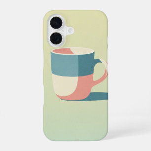 Vintage Coffee Mug Shape iPhone 16 Case
