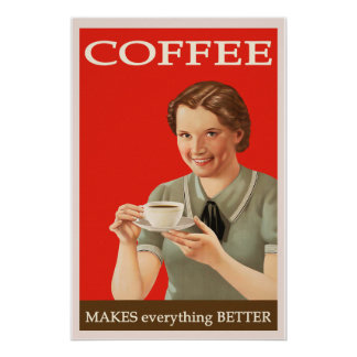 Vintage Coffee Poster