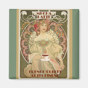 Vintage Coffee Poster Magnet
